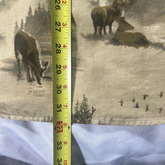 Vintage Woolrich Deer Whitetail Brown Button Down Shirt Men’s Large - Picture 6 of 7